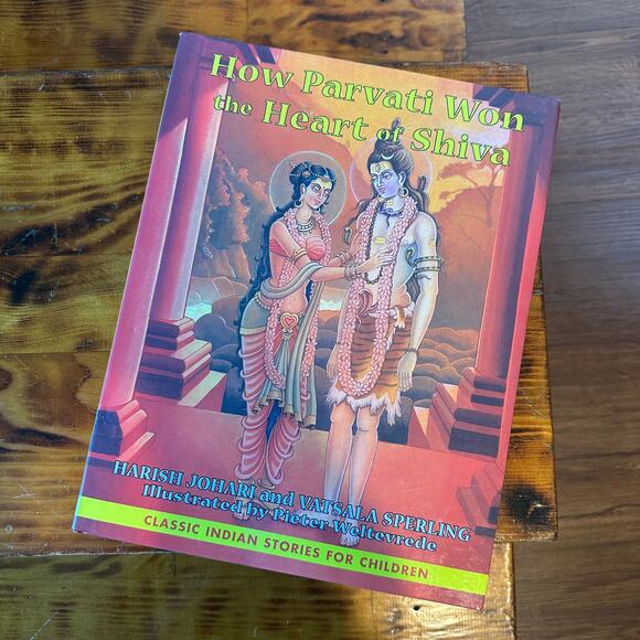 Vintage 2004 How Parvati Won The Heart Of Shiva Indian Stories For Children Book - Picture 1 of 10